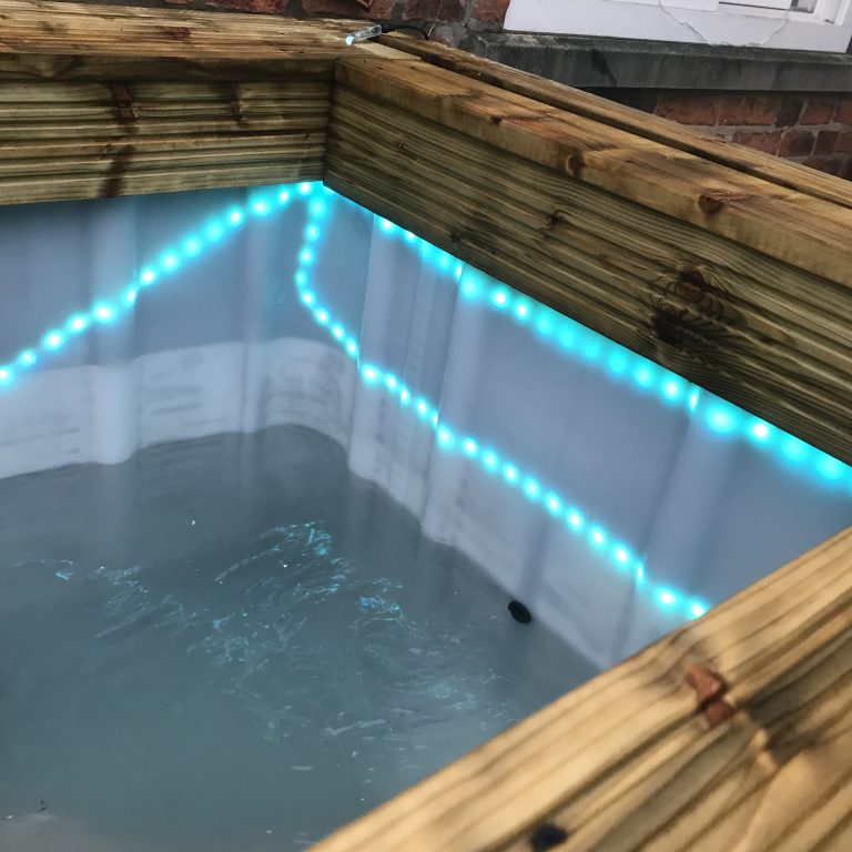 DIY IBC Tank Hot Tub